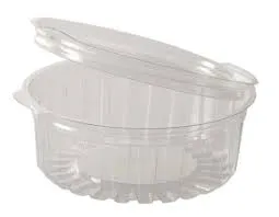 Potes Bisagras Descartables Transparentes, 250cc
