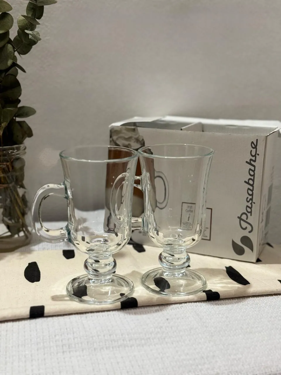 Tazas de vidrio x2
